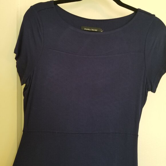 Ivanka Trump Short-Sleeved Tee Shirt Dress Size 4P - Picture 2 of 8